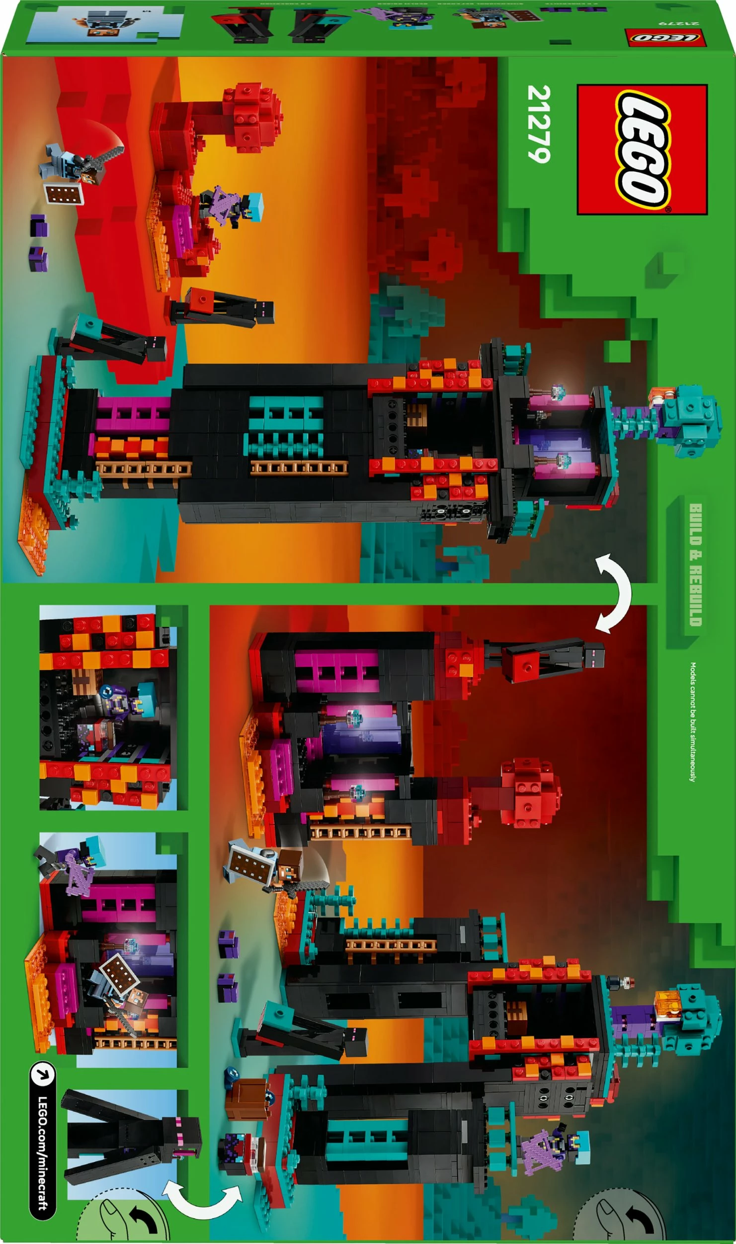 Set LEGO Minecraft Enderman Tower 21279, 867 copë