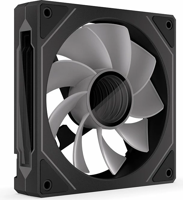 Ventilator PC Krux Corvus Reverse 120 ARGB (KRXE008) 120mm PWM 1600rpm, zi/bardhë, 1 copë