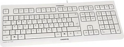 Tastierë Cherry KC 1000, USB me kabllo, layout spanjisht, 109 taste, gri