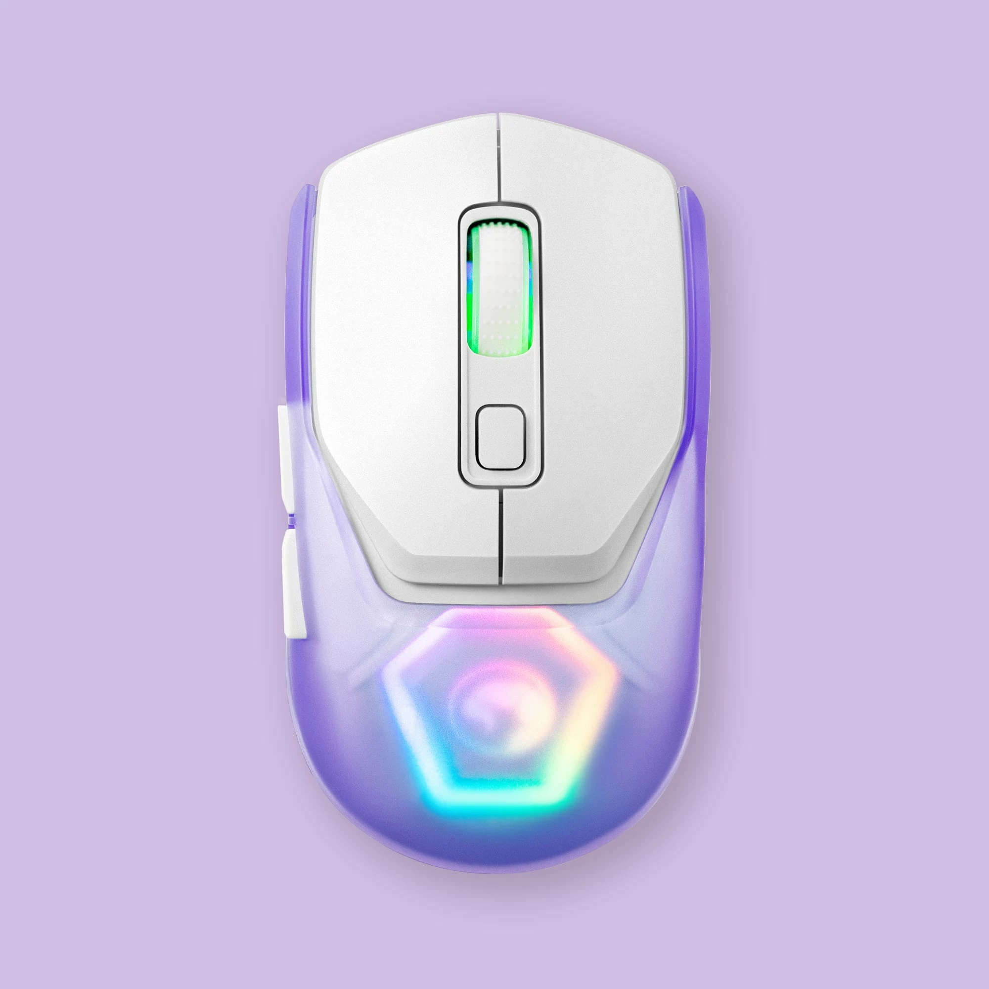 Maus gaming Marvo Fit Pro G1, wireless, RGB, 19000 DPI, i bardhë