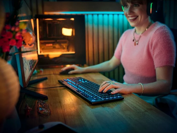 Tastierë gaming USB Logitech G915 X GL Tactile, SLO/EN engraving, e zezë 8
