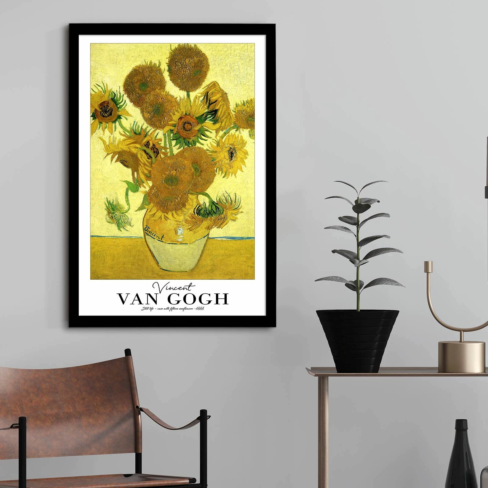 Pikturë dekorative me kornizë, Wallity, 4262SYHGOGH-004