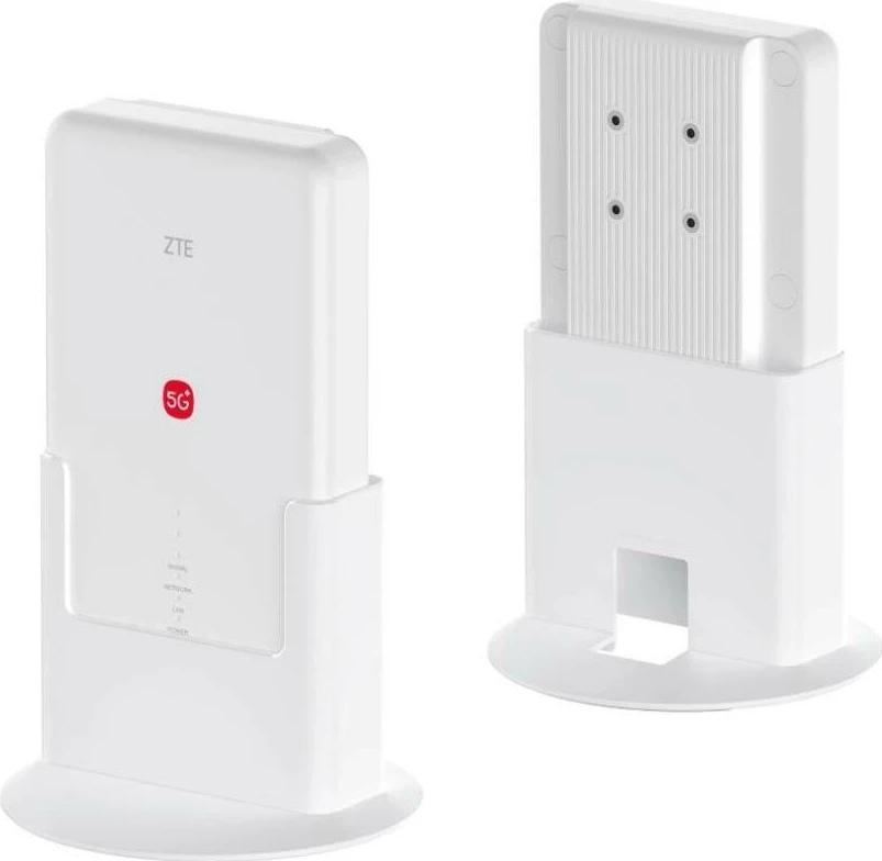 Router ZTE G51F 5G ODU MC7510, WiFi 7, modem i integruar, i bardhë