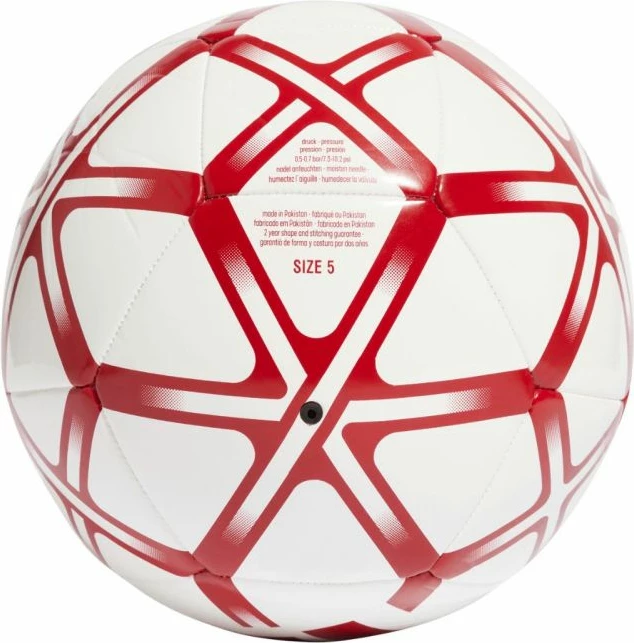 Top futbolli adidas, bardhë e kuqe [Madhësia: 3]