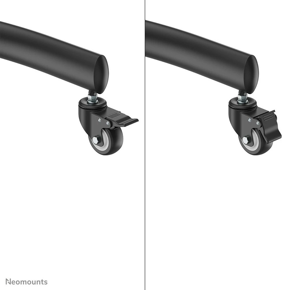 Karrocë TV Neomounts PLASMA-M1950E, për ekrane 60-100 inç, rregullim lartësie, ngjyrë e zezë