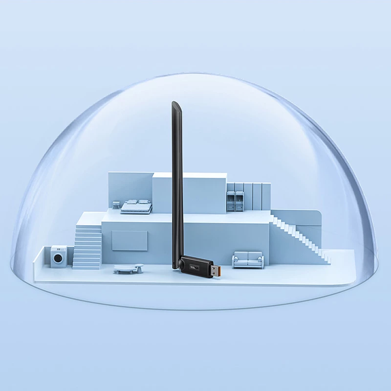 Kartë rrjeti USB Baseus BS-OH173, 650Mb/s, 5 GHz, e zezë