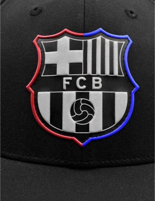 Kapelë për fëmijë Yakimasport FC Barcelona, e zezë