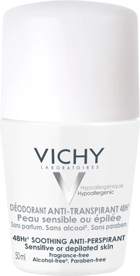 Deodorant roll-on për femra Vichy për lëkurë të ndjeshme, 50ml