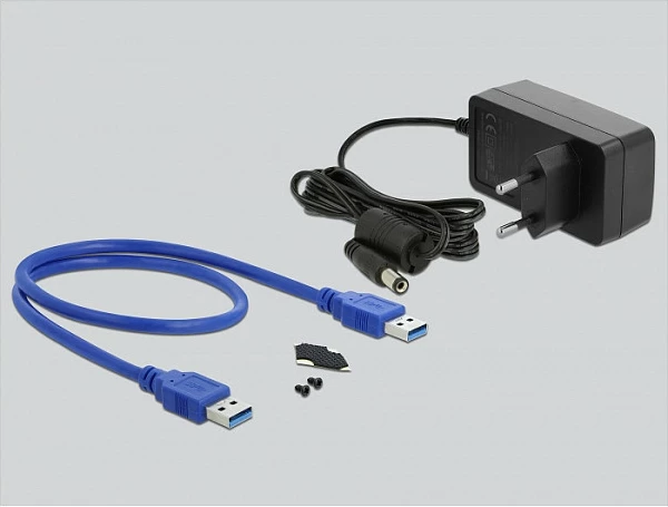 Kasë e jashtme DeLOCK për HDD 3.5" SATA, USB 3.2 Gen 1, 5 Gbit/s, e zezë