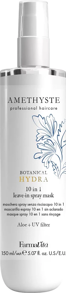 Maskë për flokë Farmavita Amethyst Botanical Hydra Mask in Spray 10-in-1 për femra, 150ml