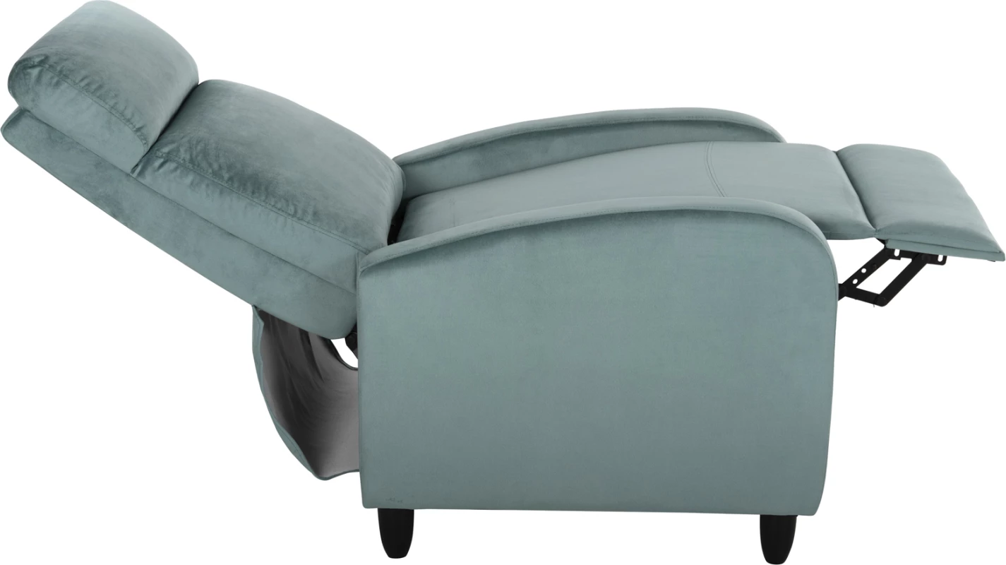 Karrige relaksuese HIBER, kadife jeshile fistik, FH9782.07, 67.5x90x104H cm