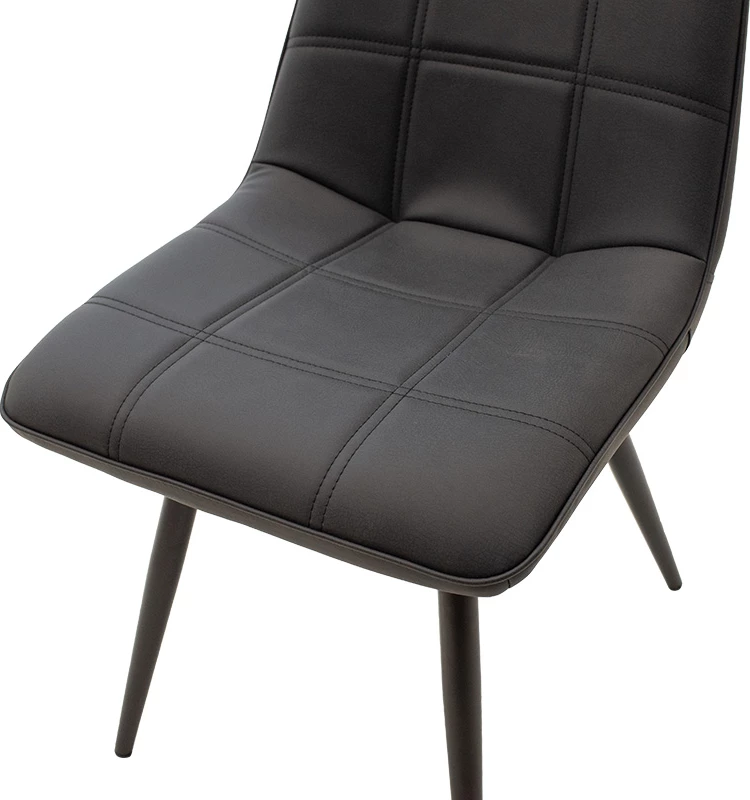 Karrige Nely metal ngjyrë e zezë PU