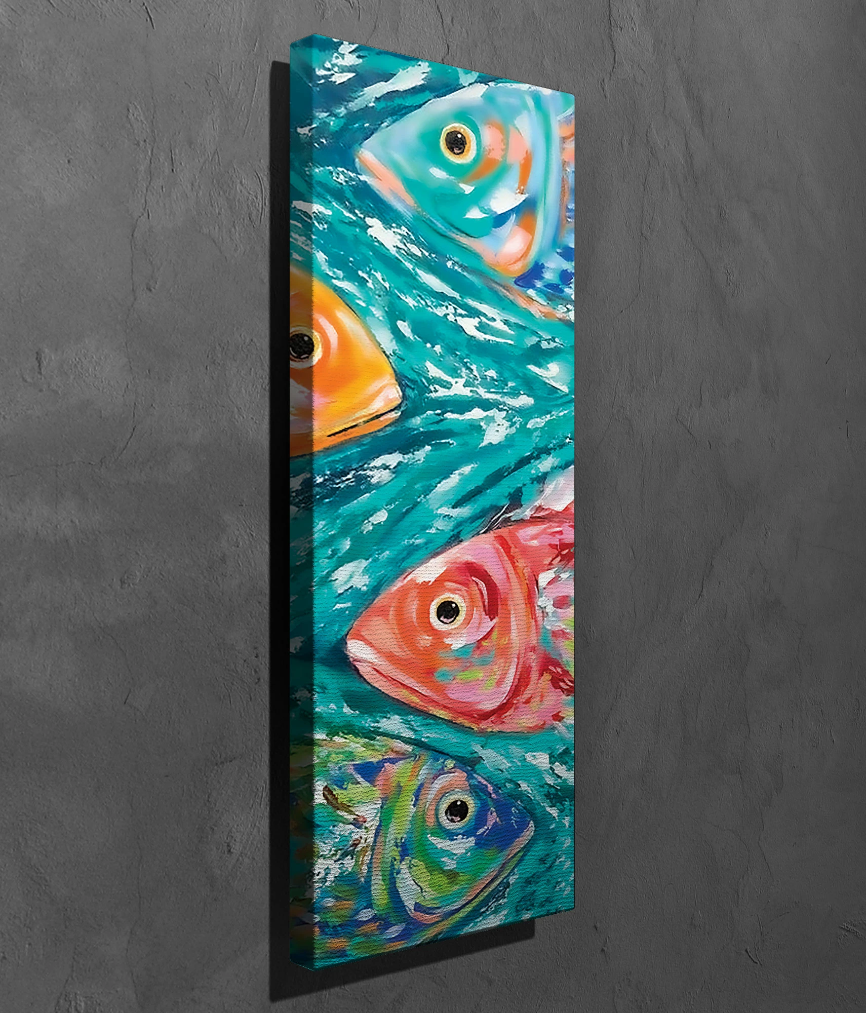 Pikturë dekorative në kanavacë, shumëngjyrëshe, PC322, 30x80cm