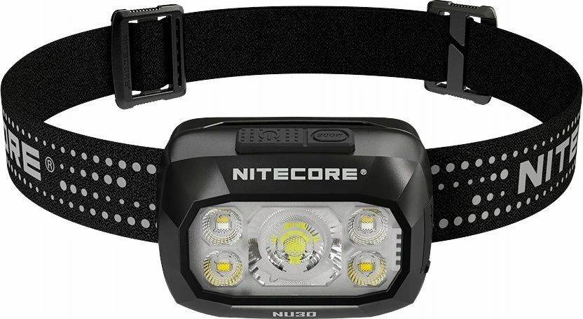 Llambë ballore Nitecore NU30 500 lm, USB‑C, bateri 1500 mAh, IP66, e zezë
