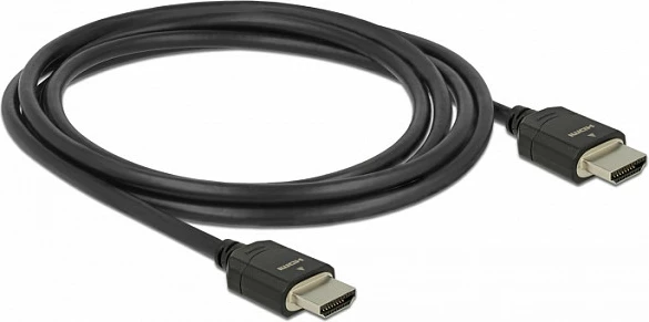 Kabllo HDMI DeLOCK 85294, 2 m, 8K 48 Gbit/s, eARC, e zezë