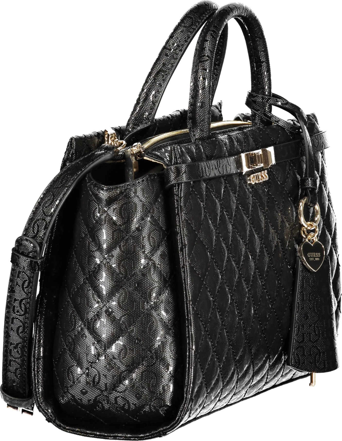 Çantë për femra GUESS JEANS IDRA BAG, e zezë