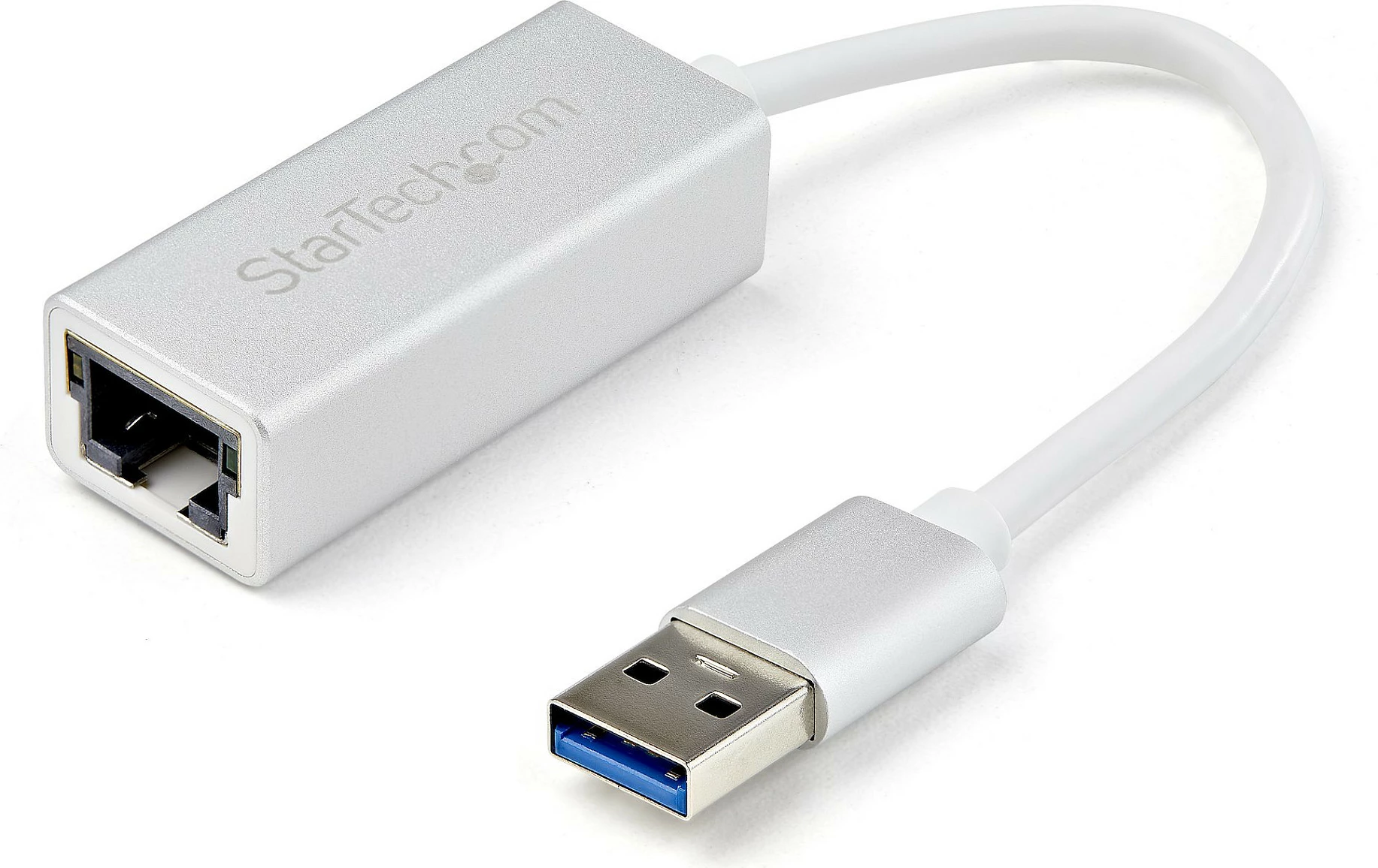 Adapter rrjeti USB 3.0 në Gigabit Ethernet StarTech USB31000SA, RJ-45, argjendtë