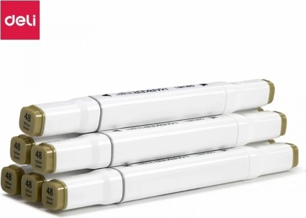 DELI SKETCH MARKER ME COPE YELLOW GREEN 48