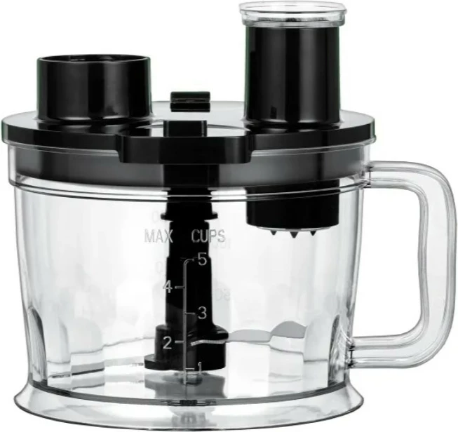 Blender dore set, MPM, MBL-39M, 1500 W, rregullim i vazhdueshëm i shpejtësisë, enë 1250 ml me teh inox, disk prerës dhe tel rrahës, Black/Steel