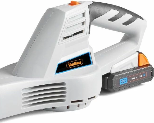 Fryrës gjethe me bateri VONHAUS G-Series MAX 20V Li-ion, 12000 rpm, 1.71 kg, me bateri & karikues, gri/zi