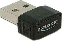 Adapter Wi‑Fi USB DeLOCK 12461, Wi‑Fi 5, 433 Mbit/s, Dual-band, i zi