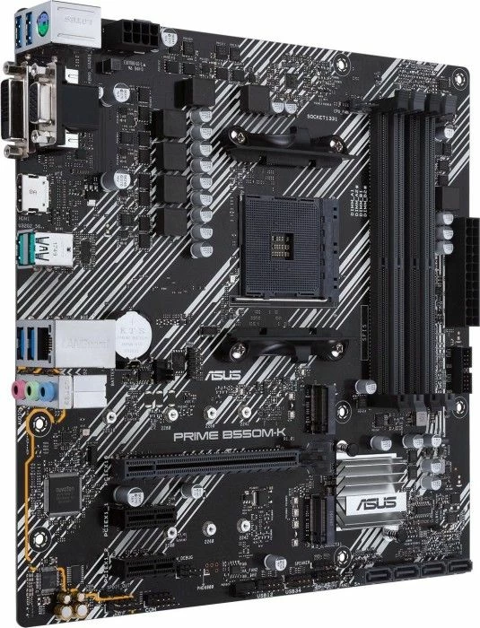 Pllakë amë Asus PRIME B550M-K, B550, mATX, 128GB DDR4