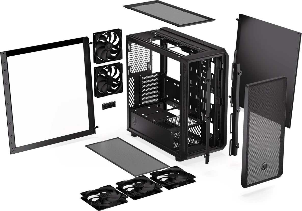 Kasë ENDORFY Arx 700 Air, e zezë
