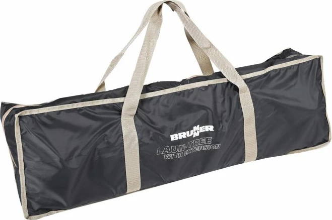 Tharëse rrobash BRUNNER LAUN-TREE 3A, litarë 7.2–7.5 m, 150 cm lartësi, e palosshme, argjendtë/blu