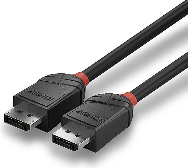 Kabl DisplayPort LINDY Black Line 1m, DP 1.2, 4K@60Hz, i zi