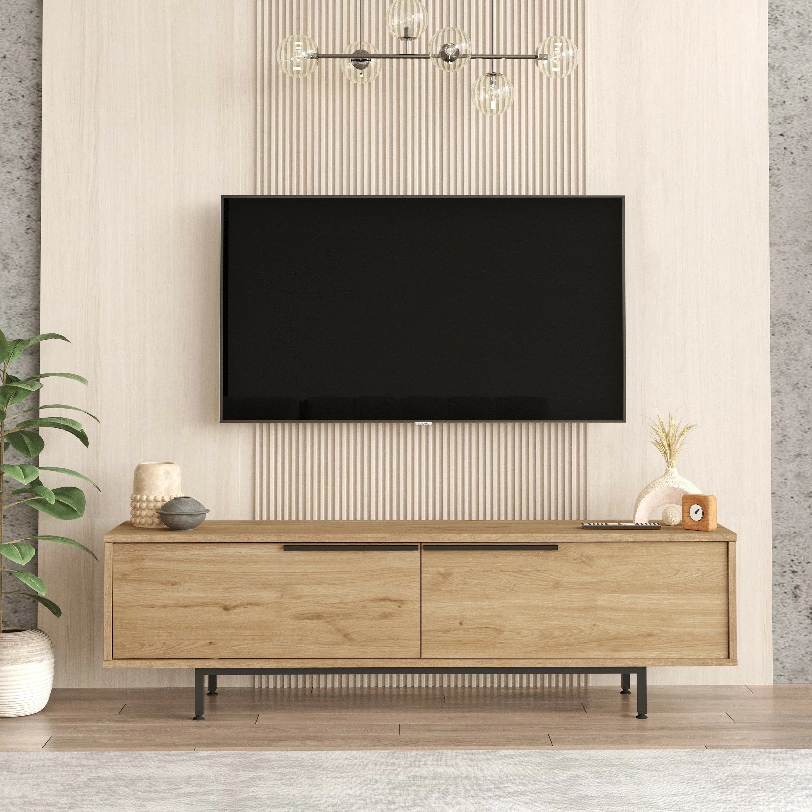 Komodë për TV Hanah Home, On1-S, ngjyrë arre