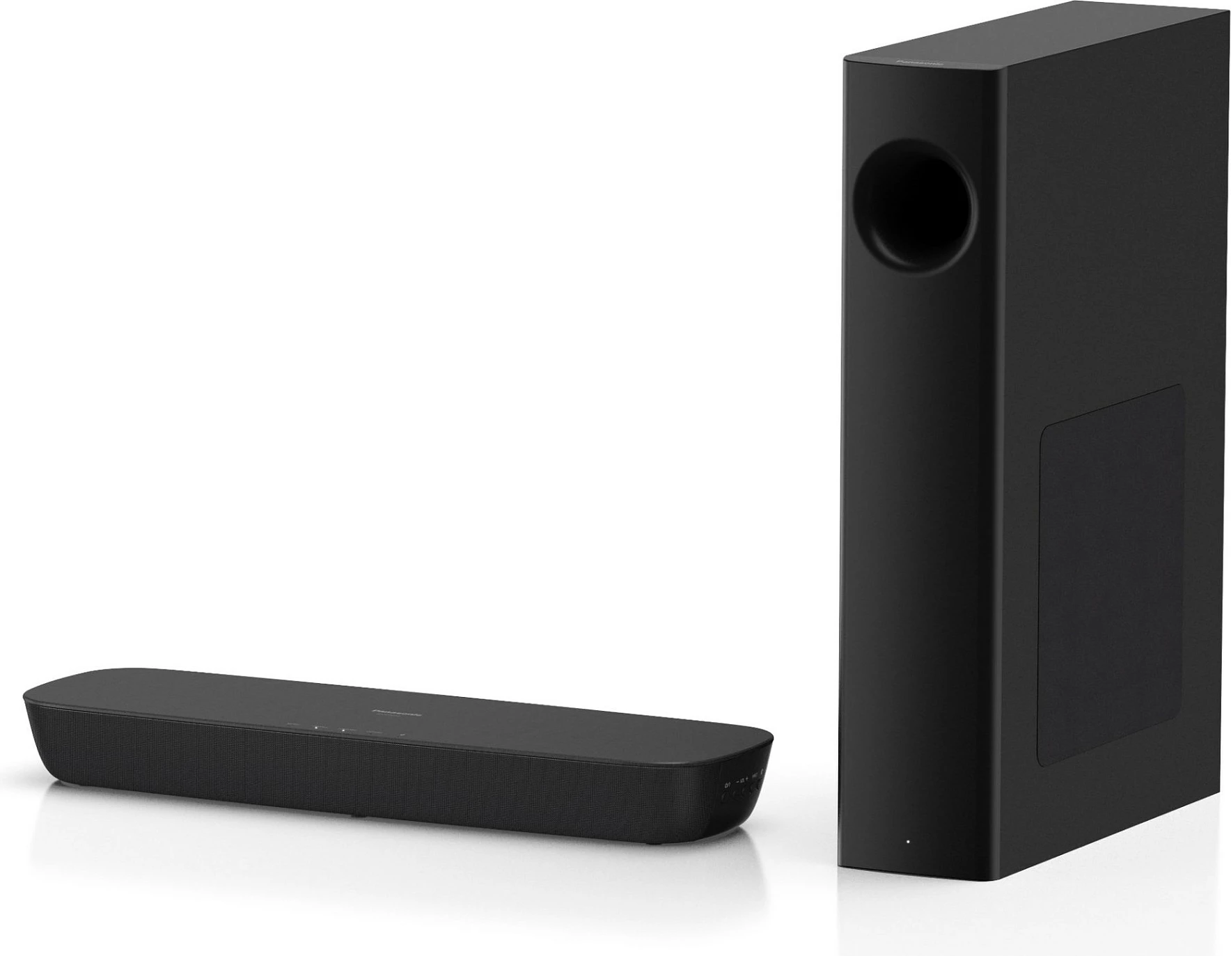 Soundbar Panasonic SC-HTB250EGK, 2.1, 120W RMS, Bluetooth, subwoofer wireless, e zezë