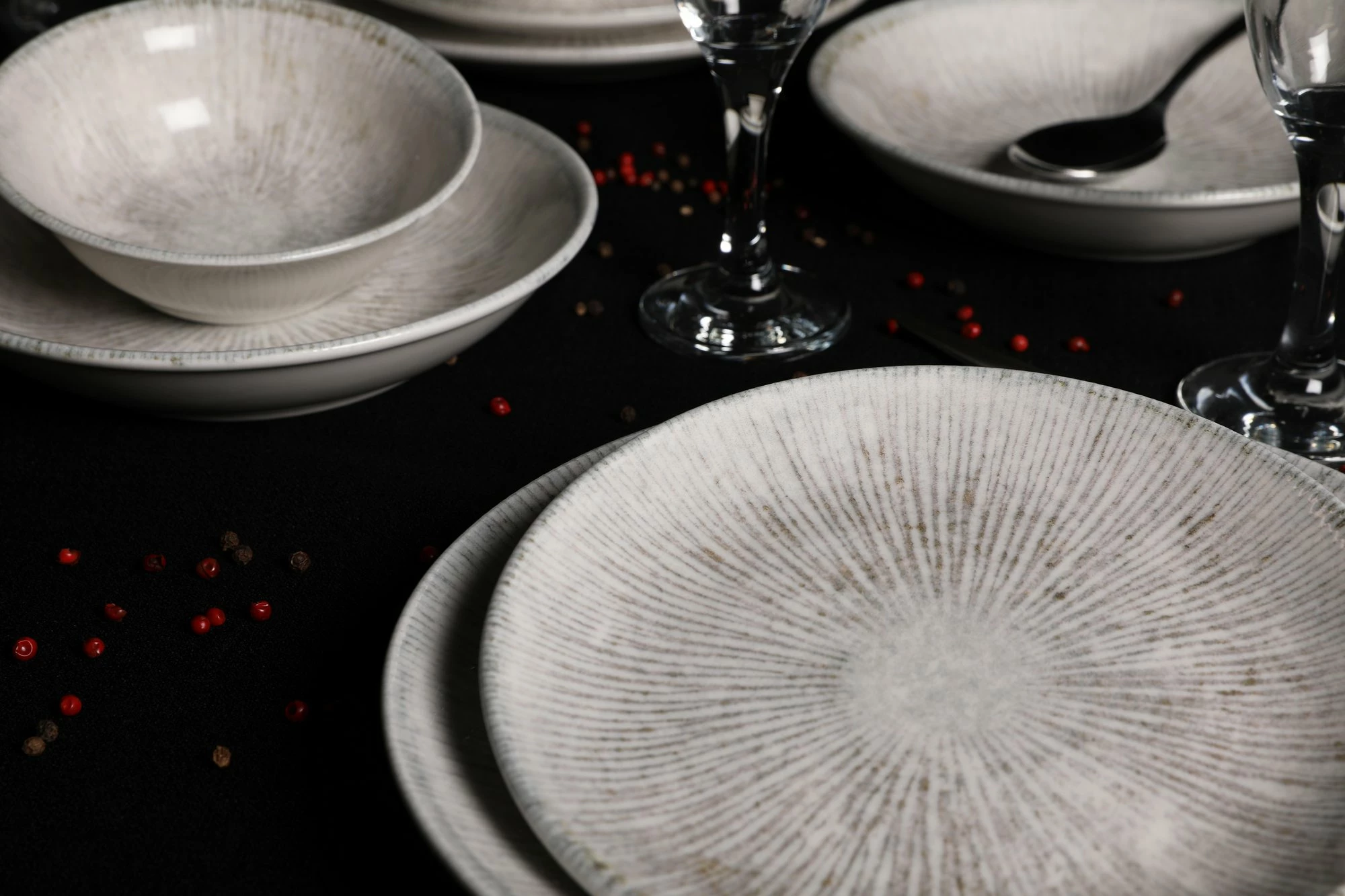 Set enësh për drekë (24 copë), Hermia, GBSATN24Y4R1401