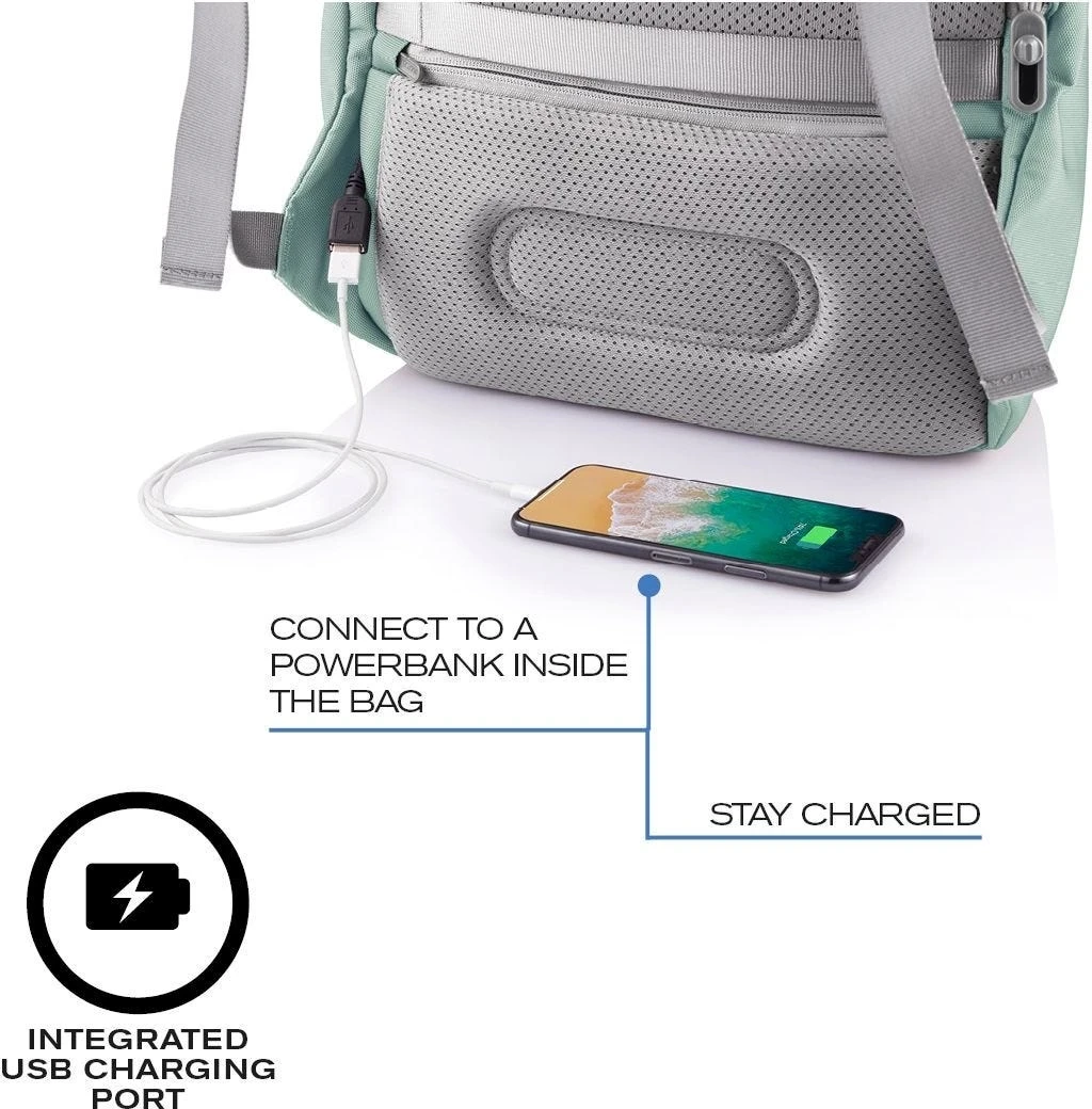 Çantë shpine për laptop XD Design, mente/hiri