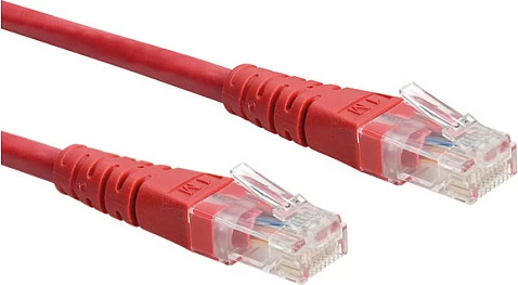 Kabllo rrjeti ROLINE Patch Cord Cat6, RJ-45, 1.5m, UTP, e kuqe