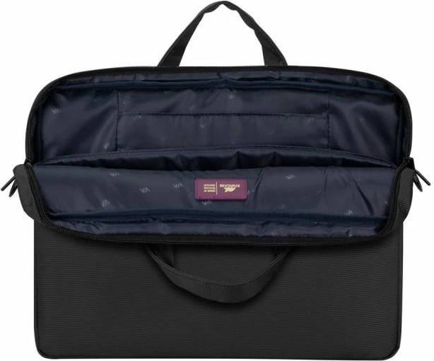 çantë laptopi RIVACASE Tivoli 8731, 15.6", me rrip shpatulle i rregullueshëm, gri