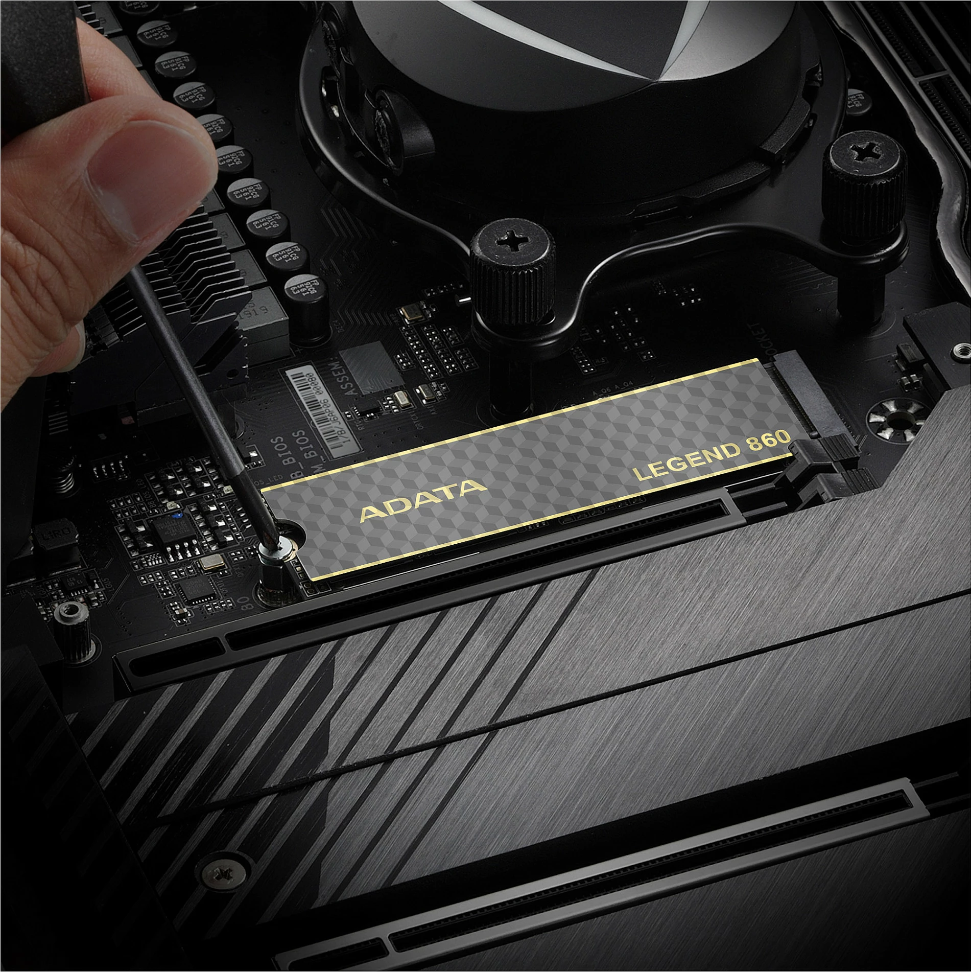 SSD M.2 NVMe ADATA LEGEND 860, 1TB, PCIe 4.0 x4, 6000/4000 MB/s, 2280, e zezë/gri