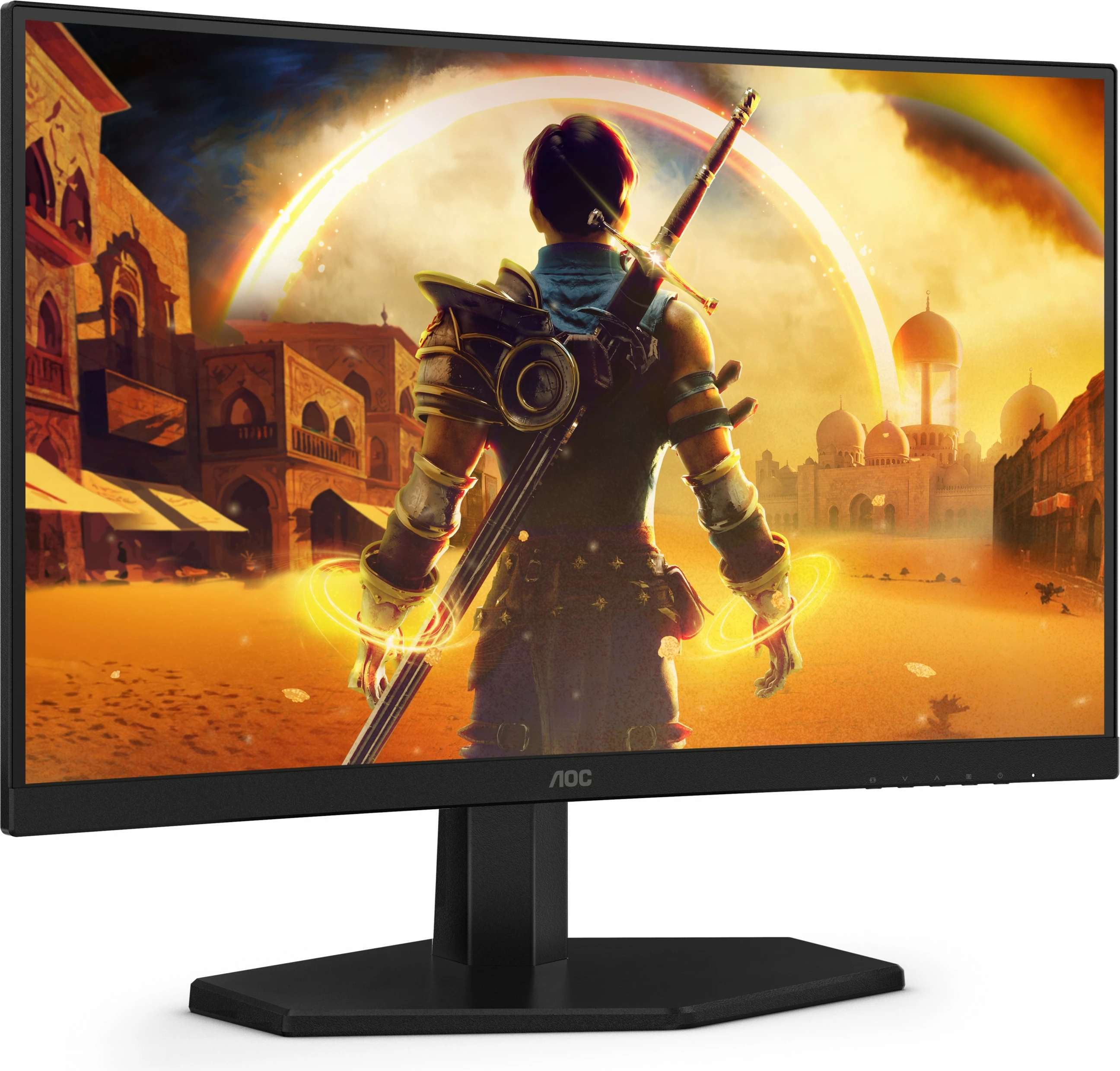Monitor AOC C24G42E, 23.6", Full HD, 180Hz, i zi, i kuq