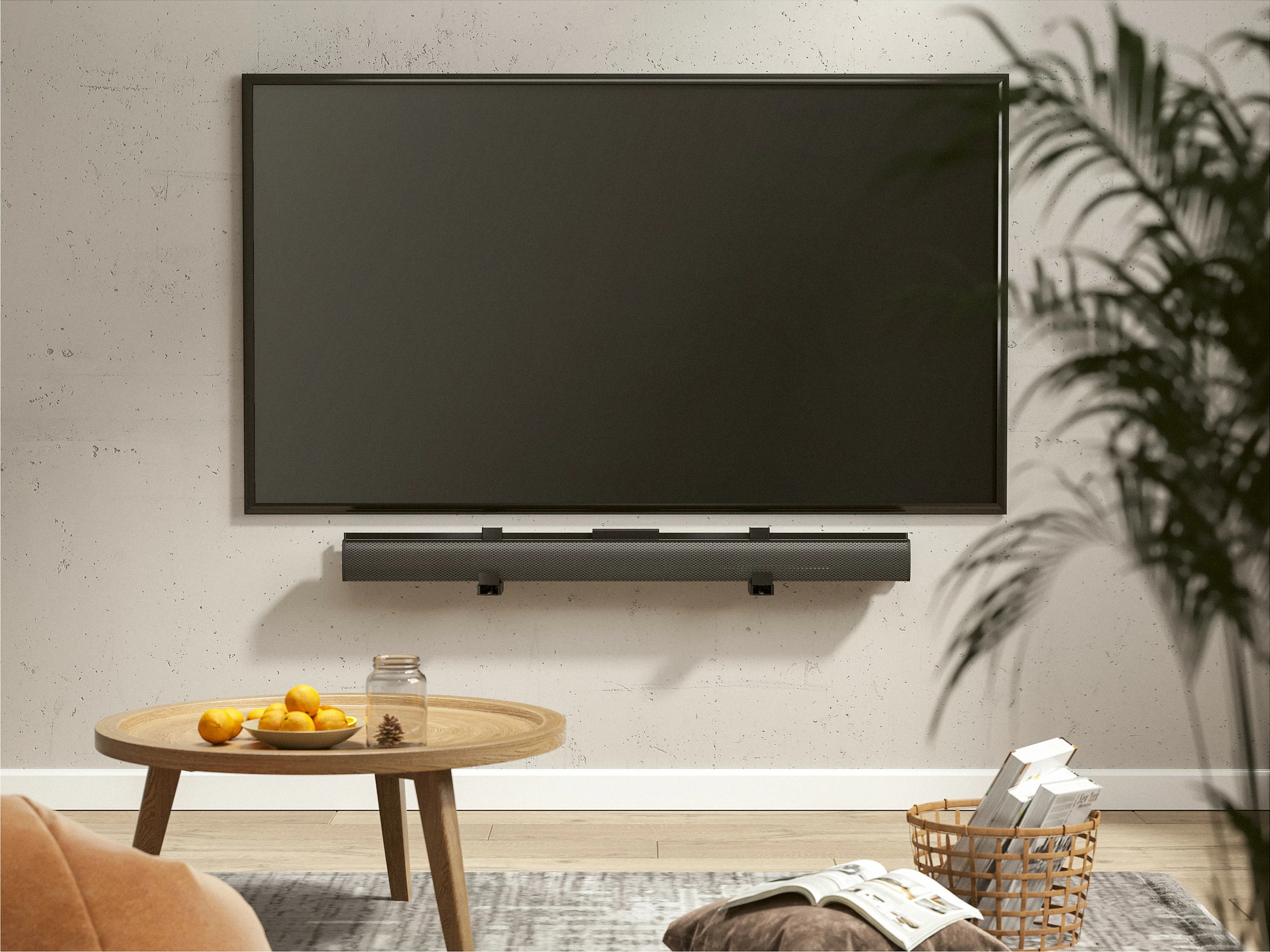 Mbajtëse muri për Soundbar EQUIP, VESA 800x400, max 15 kg, e zezë