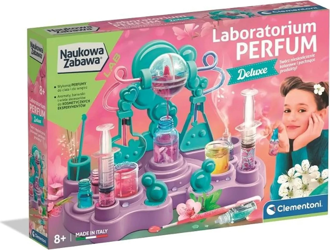 Set laborator parfumi Clementoni Scientific Fun Deluxe për fëmijë, 1 copë