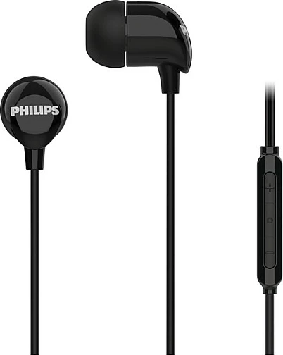 Kufje Philips TAE2146BK/00, me kabllo, in-ear, me mikrofon, 1.2 m, të zeza