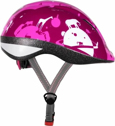 Helmete Biciklete Fun Pembe/bardhe