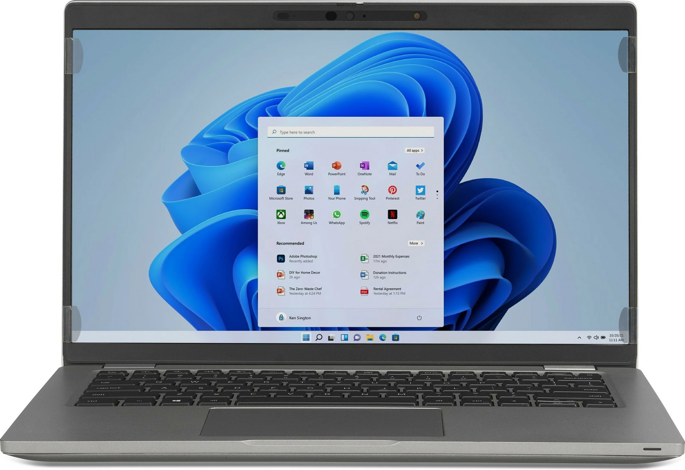Filter privatësie Kensington, 15.6 inç, 16:9, anti-blue, anti-glare, i zi