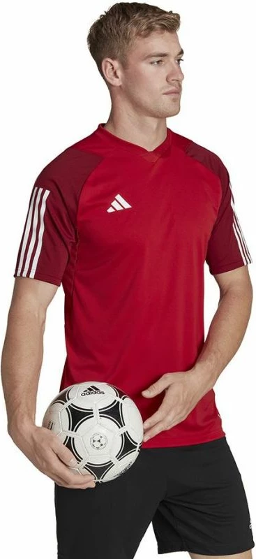 Fanellë adidas për meshkuj, e kuqe