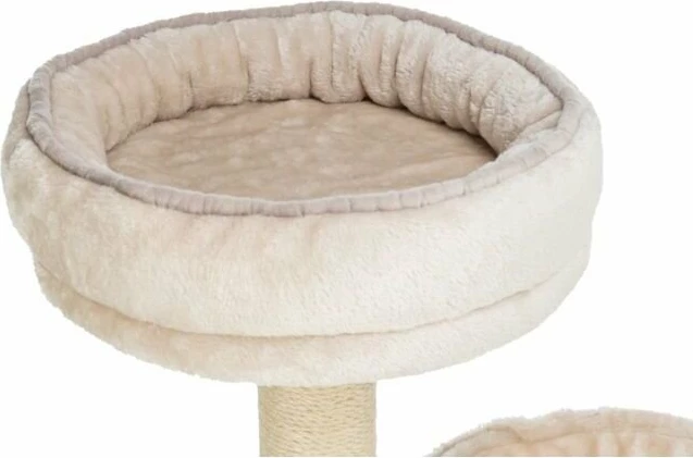 Shtyllë gërvishtjeje për mace Trixie Alessia 114 cm, 4 nivele, gri e çelët/rërë
