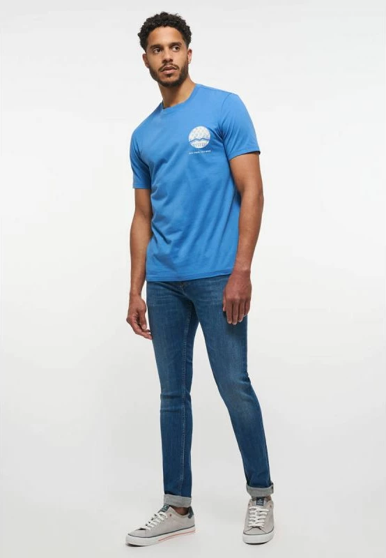 Maicë Mustang për meshkuj, blu [Madhësia: XL]