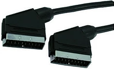Kablë SCART MediaRange, 1.4 m, 21-pin mashkull-në-mashkull, e zezë