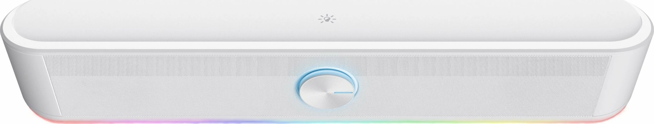 Soundbar Trust GXT 619W Thorne 12W max 2.0 RGB LED USB + 3.5mm e bardhë