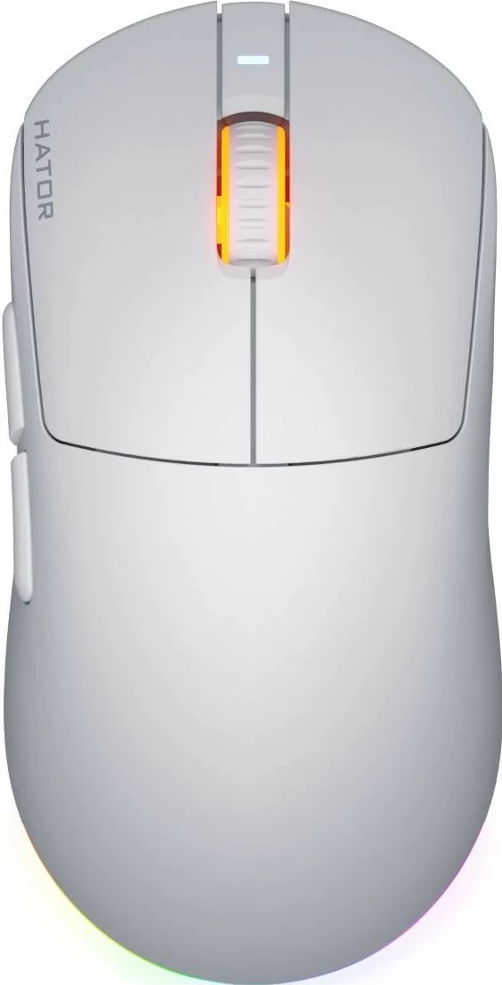 Maus Hator Quasar 3 wireless, RGB, 12000 DPI, i bardhë