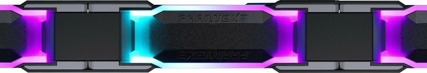 Set ventilatorë PC Phanteks D30-120 PH-F120D30_DRGB_PWM_BK01, 120mm, PWM, D-RGB, 3 copë, e zezë