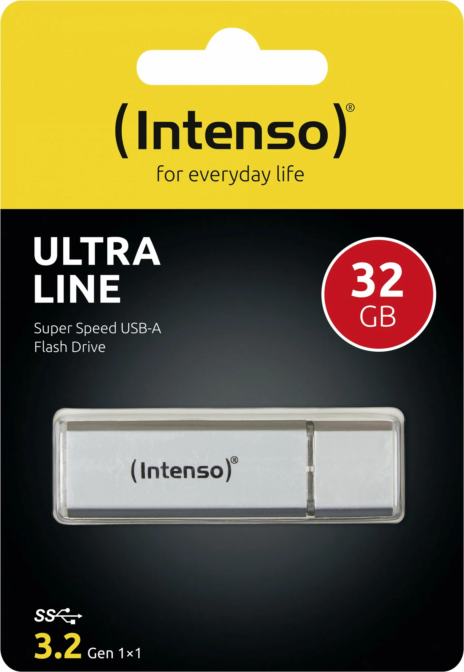 USB flash Intenso Ultra Line 32GB, USB 3.2, argjend